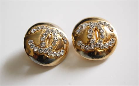 replica chanel clip on earrings|knockoff Chanel earrings.